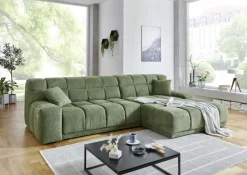 Ecksofa London Grün