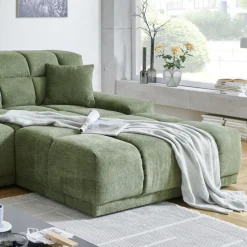 Ecksofa London Grün