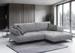 Ecksofa Madison Hellgrau