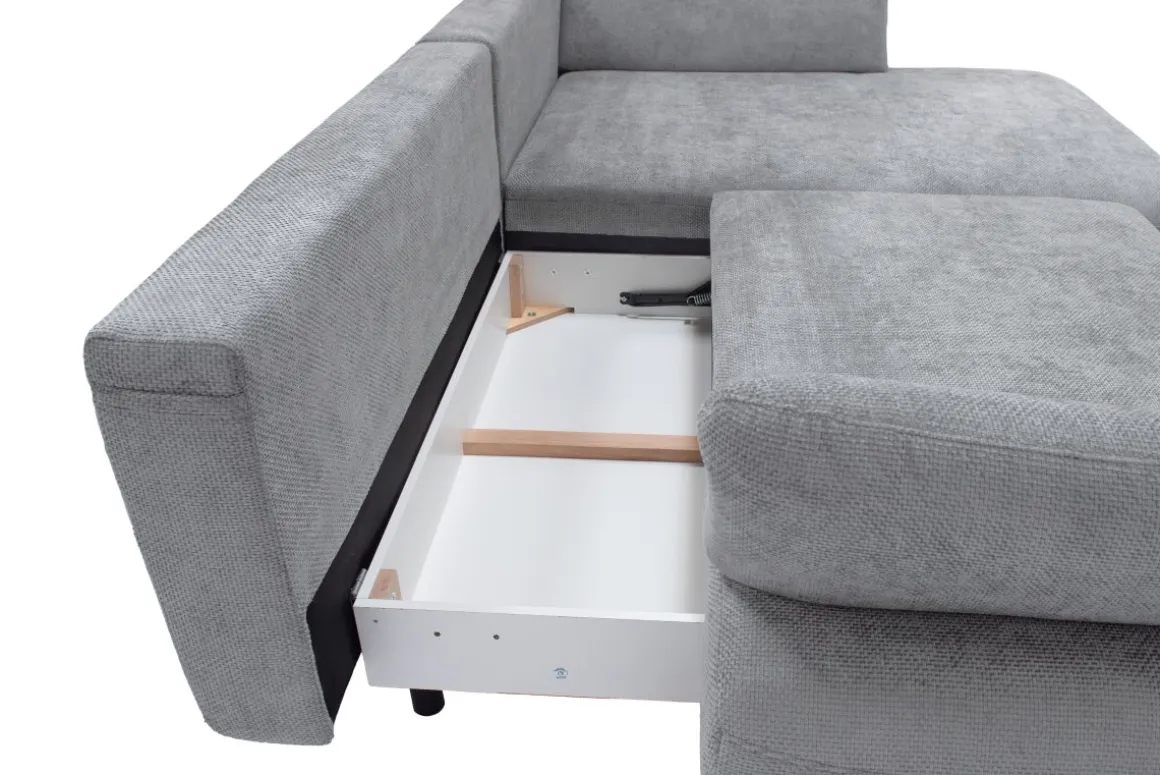 Ecksofa Madison Hellgrau