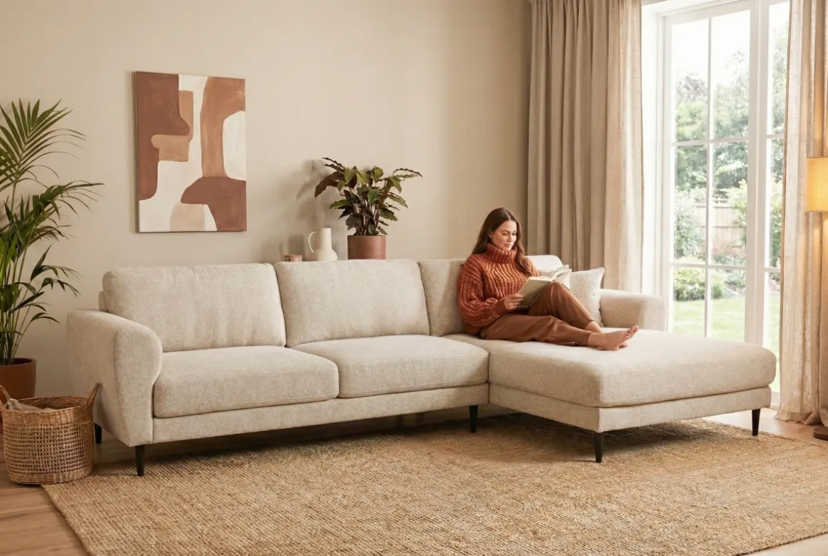 Ecksofa Malibu Beige