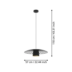 EGLO AGL Pendelleuchte Felixkirk 1flg