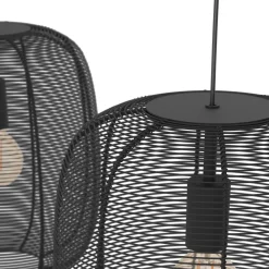 EGLO AGL Pendelleuchte Rinroe 2-flg Schwarz