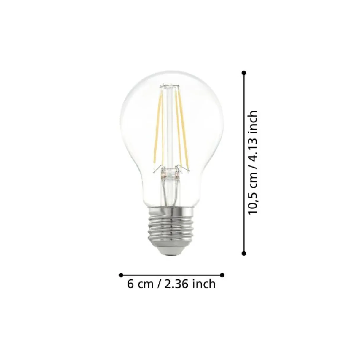 EGLO E27 LED Filament Leuchtmittel A60