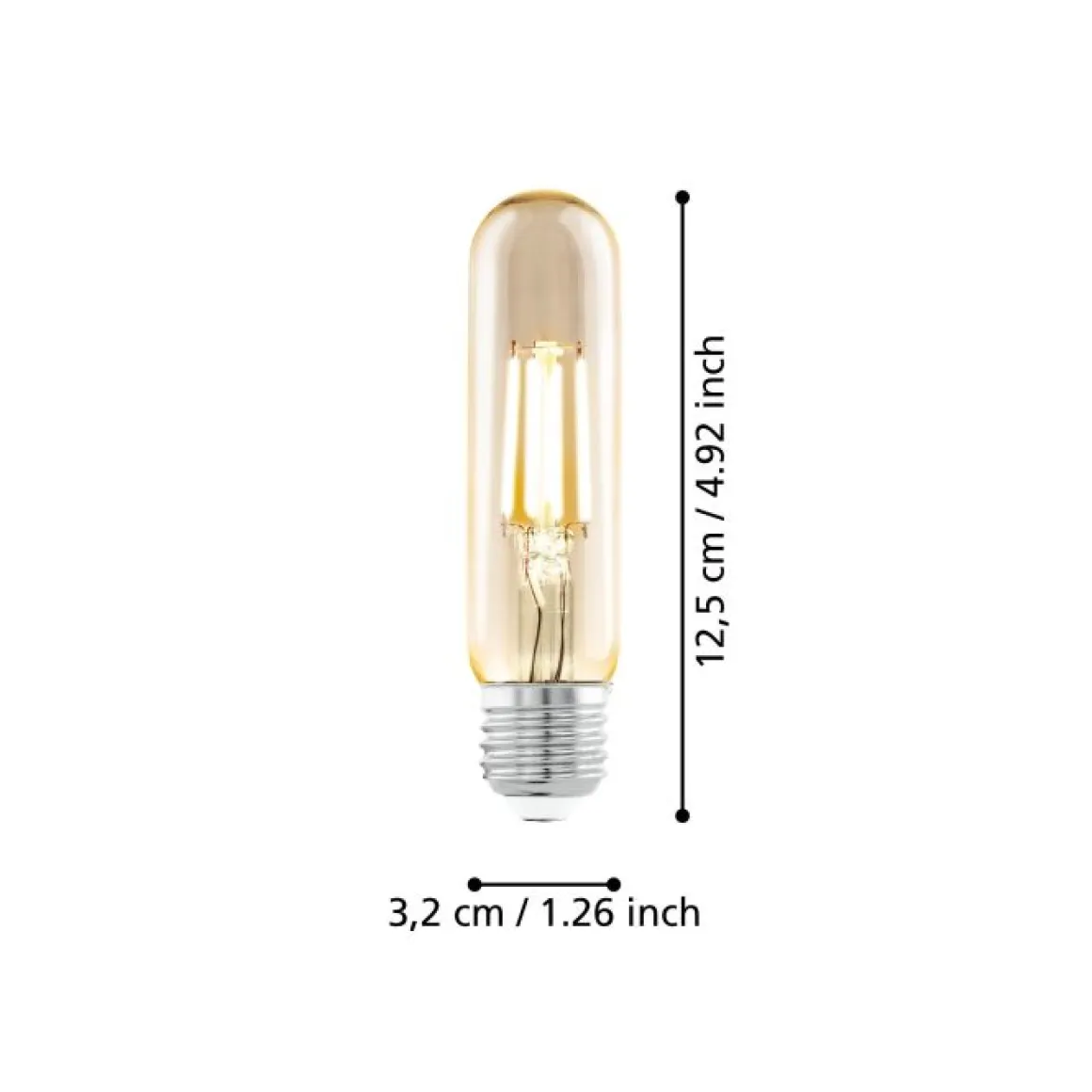 EGLO E27 LED Filament Leuchtmittel Amber