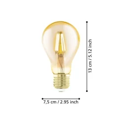 EGLO E27 LED Filament Leuchtmittel Amber