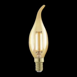 EGLO E14 LED Filament Leuchtmittel Kerzenform Amber