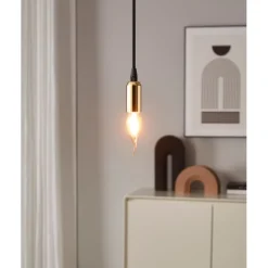 EGLO E14 LED Filament Leuchtmittel Kerzenform Amber