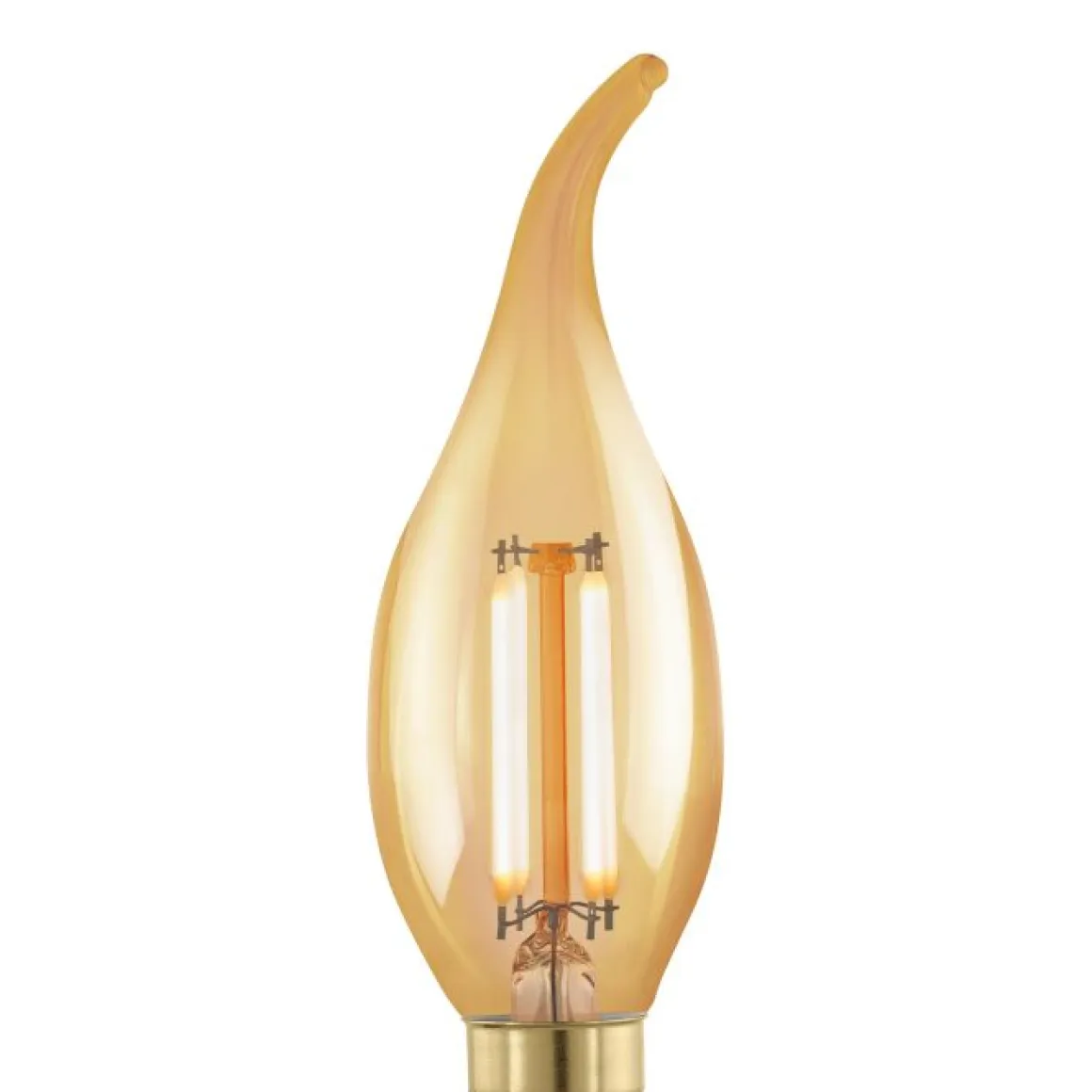 EGLO E14 LED Filament Leuchtmittel Kerzenform Amber