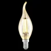 EGLO E14 LED Filament Leuchtmittel Kerzenform Amber