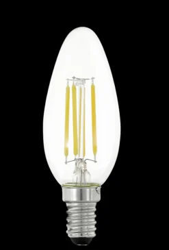EGLO E14 LED Filament Leuchtmittel Kerzenform dimmbar