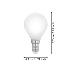 EGLO E14 LED Leuchtmittel Opalweiß