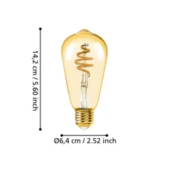 EGLO E27 smartes LED Filament Z-Leuchtmittel