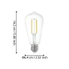 EGLO E27 smartes LED Filament Z-Leuchtmittel 2700 K