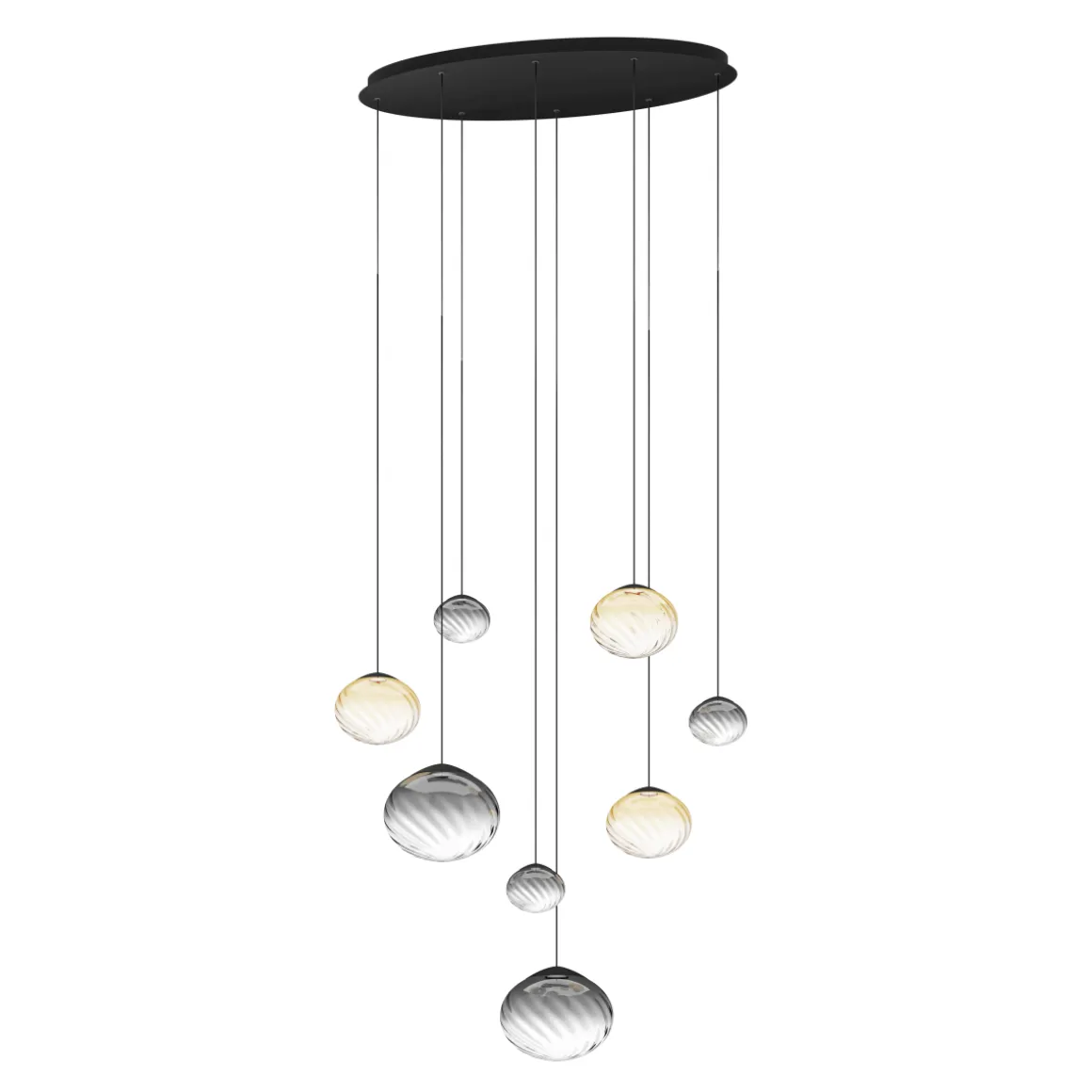 EGLO 8-flg LED Pendellampe Pantoja