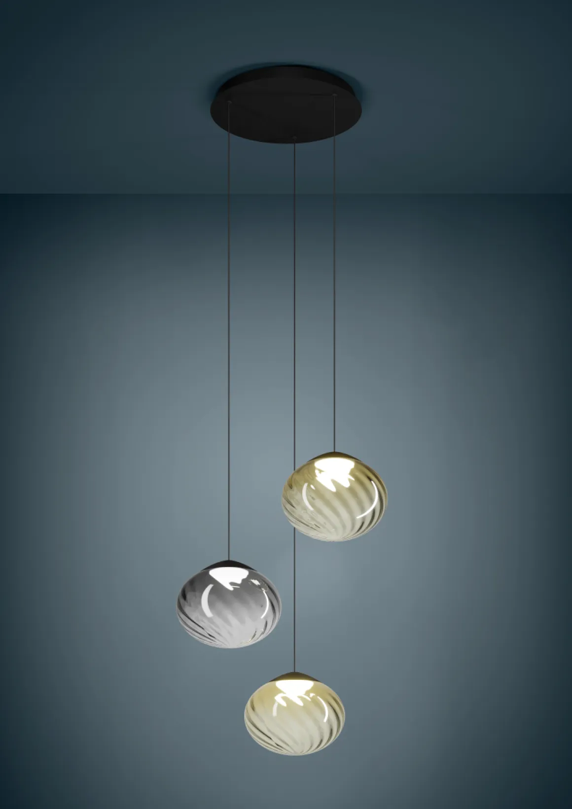 EGLO 3-flg LED Pendellampe Pantoja