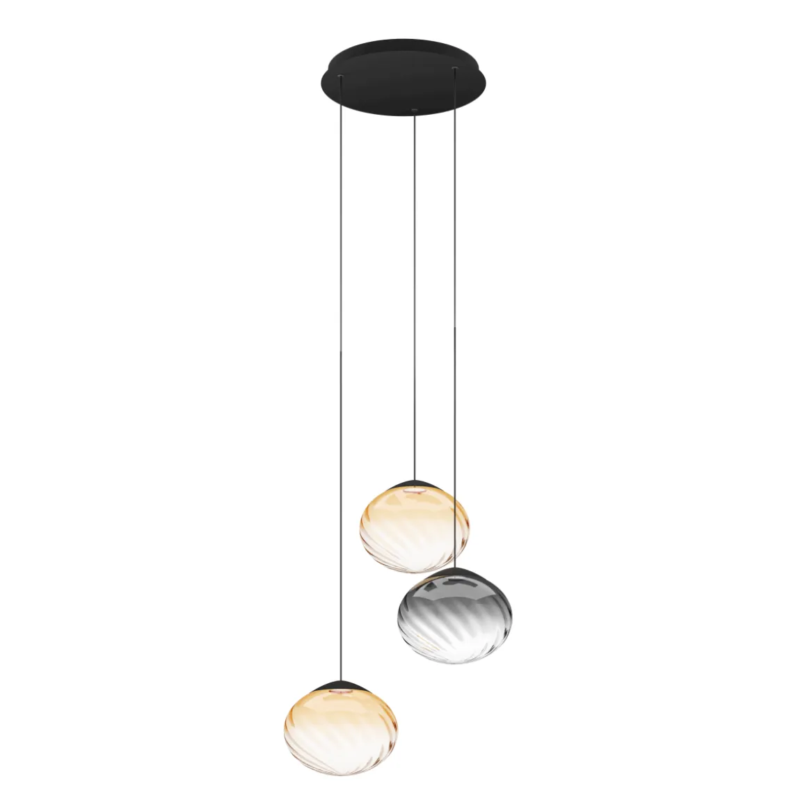 EGLO 3-flg LED Pendellampe Pantoja