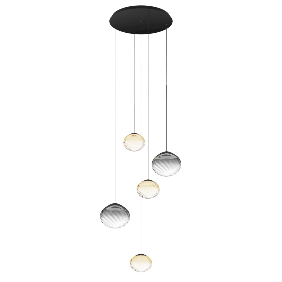 EGLO 5-flg LED Pendellampe Pantoja