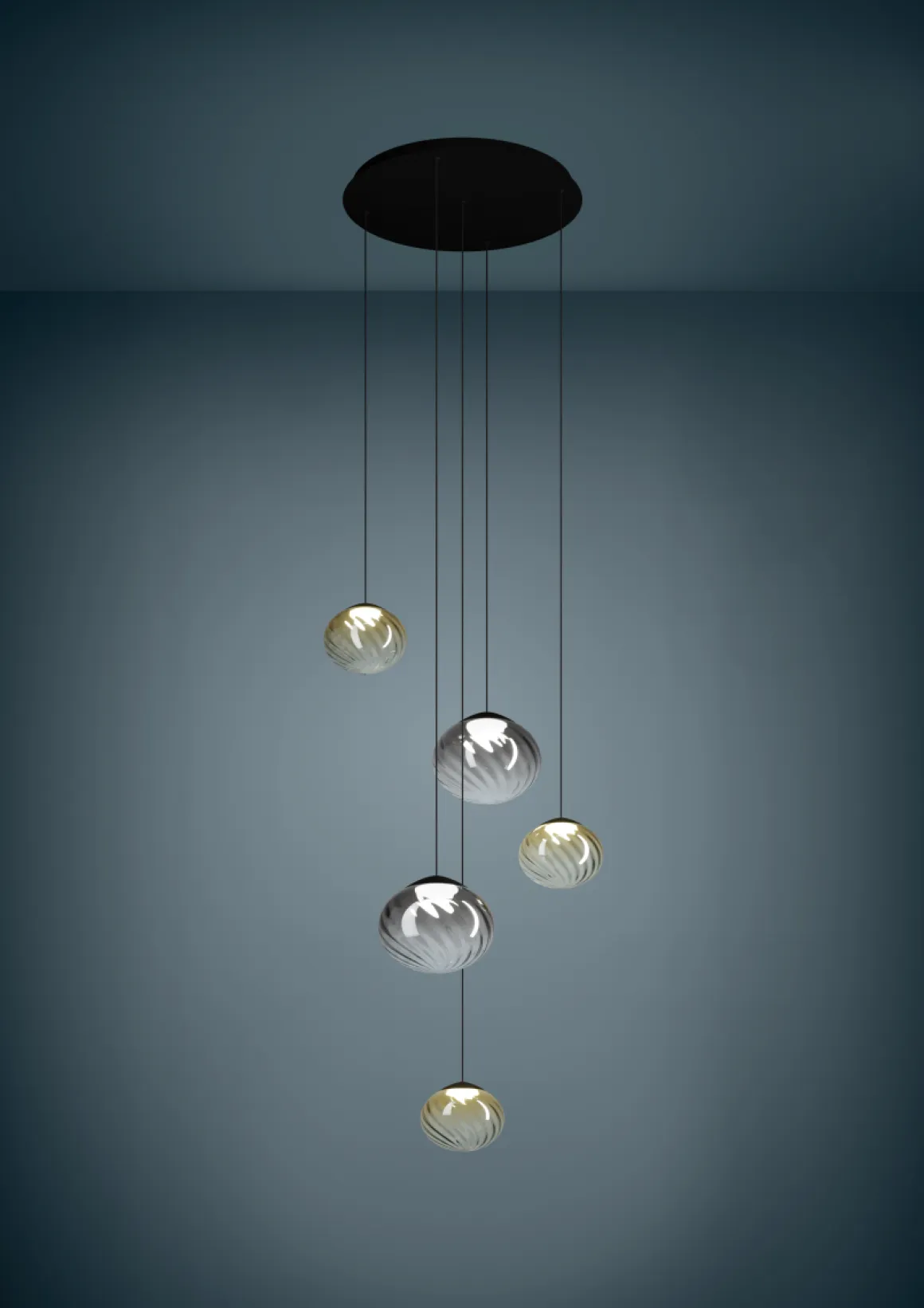 EGLO 5-flg LED Pendellampe Pantoja