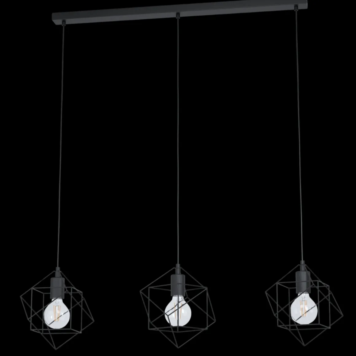 EGLO 3-flg Pendelleuchte Straiton