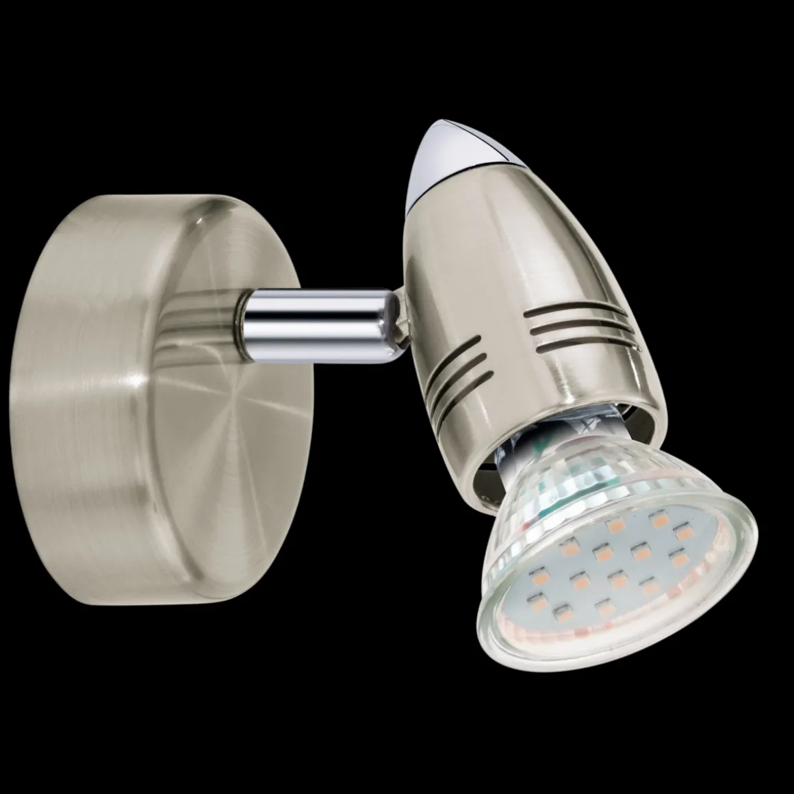 EGLO 1-flg Wandleuchte Magnum-LED Nickel-matt Chrom