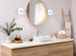 EGLO 1-flg Wandleuchte Tamara 1 Weiss Chrom