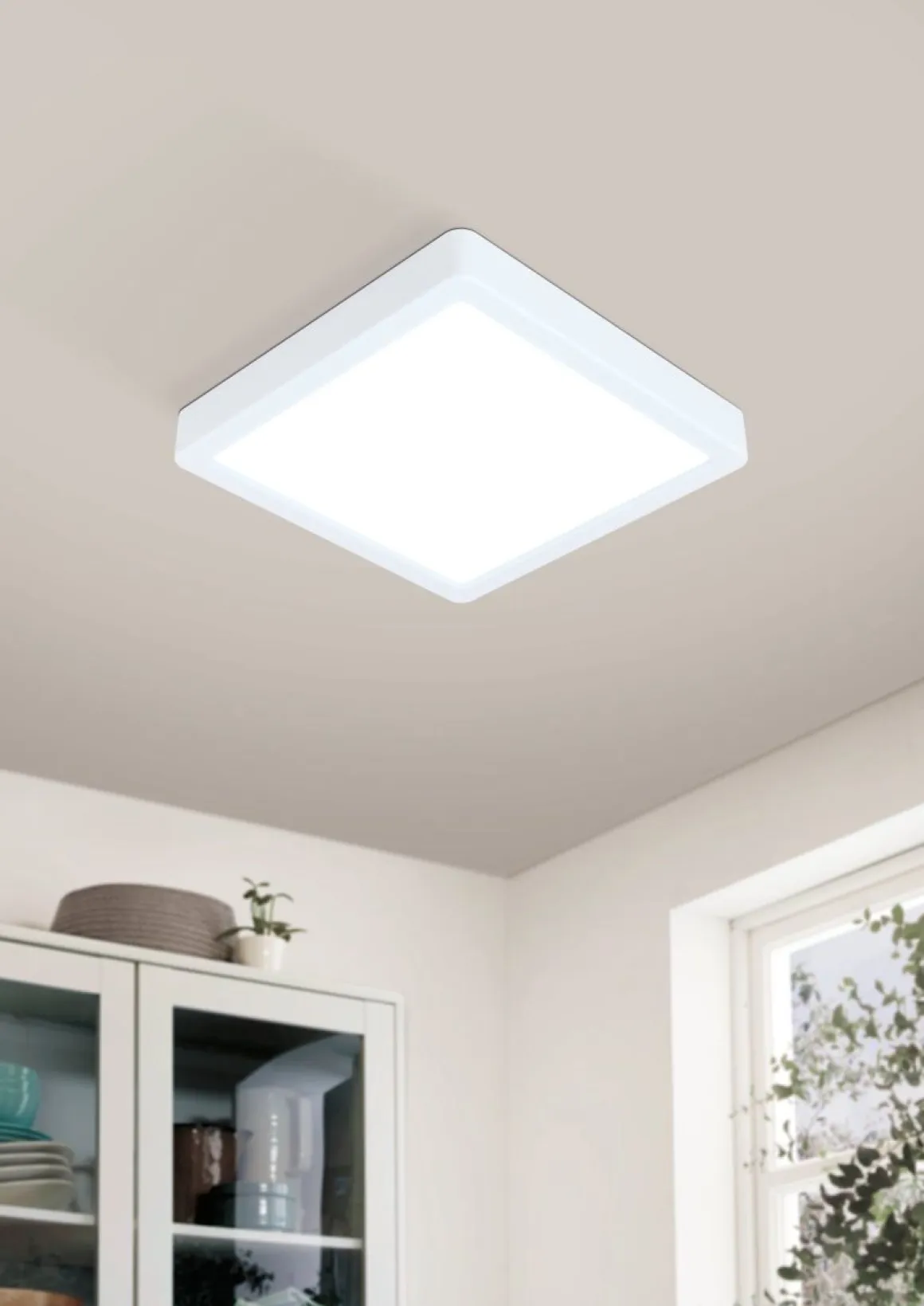 EGLO LED Aufbauleuchte Fueva-Z Weiß 21 x 21 cm