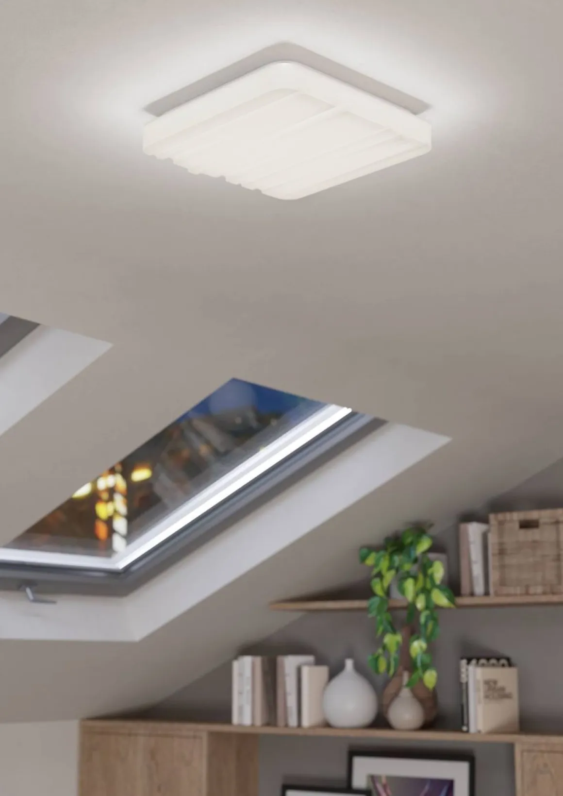 EGLO LED Deckenleuchte Ferentino 28 x 28 cm