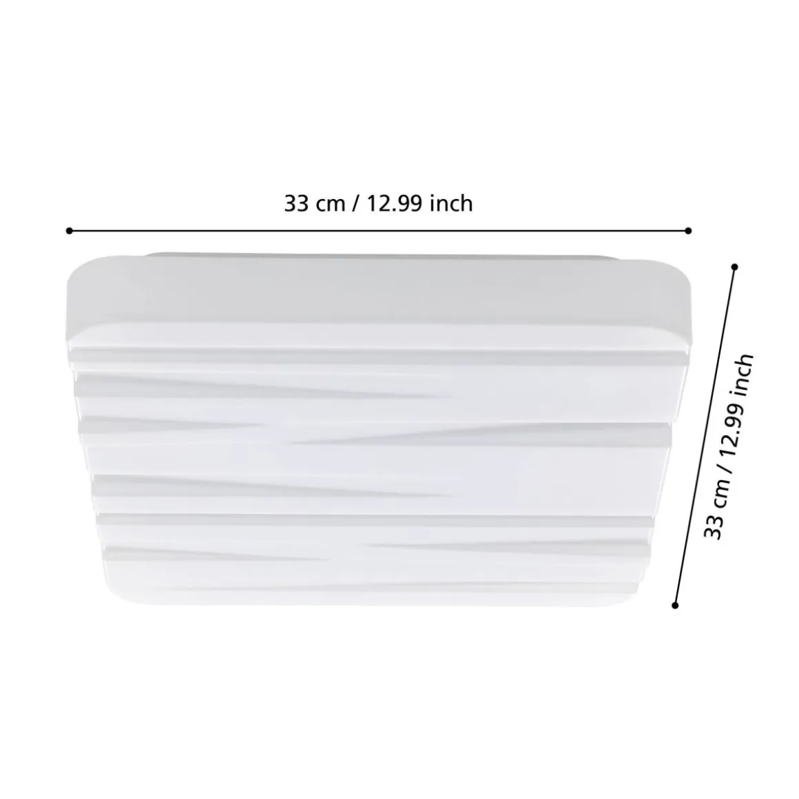 EGLO LED Deckenleuchte Ferentino 33 x 33 cm