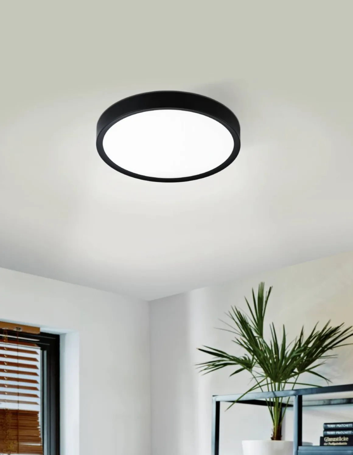 EGLO LED Deckenleuchte Giglio Schwarz