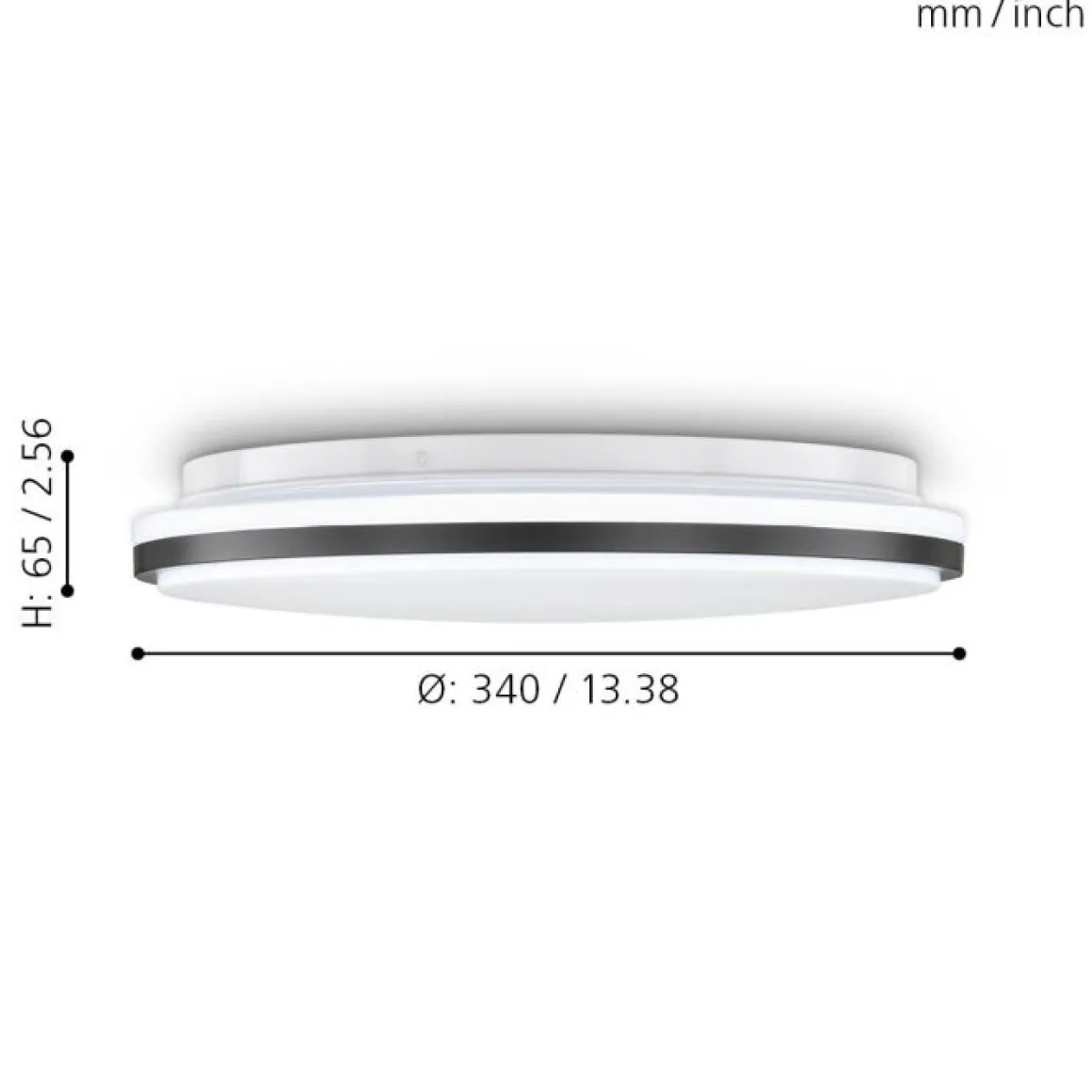 EGLO LED Deckenleuchte Marunella Silber