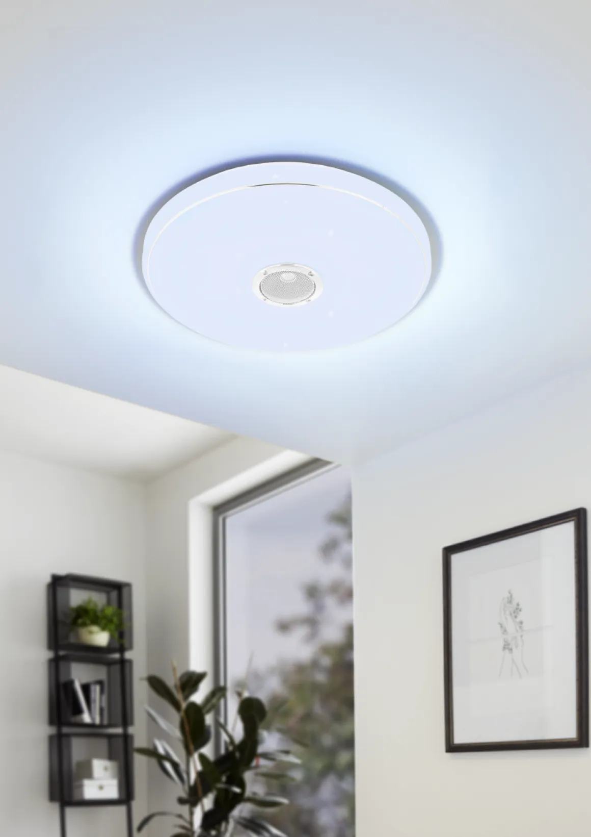 EGLO LED Deckenleuchte Milazzo Weiß