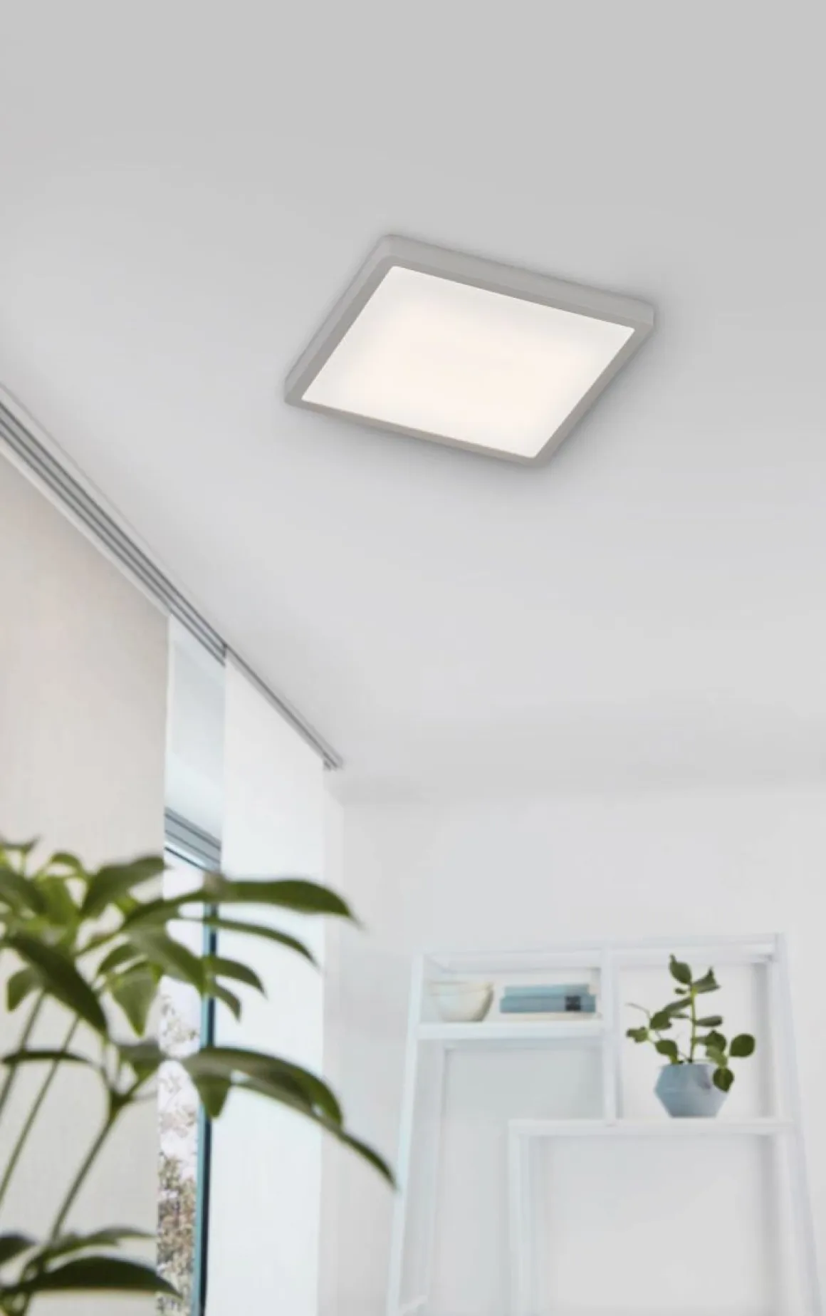 EGLO LED Deckenleuchte Molay Silber