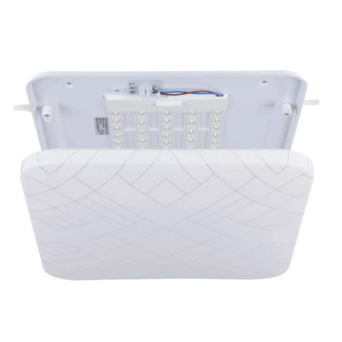 EGLO LED Deckenleuchte Rende Weiß 38 x 38 cm