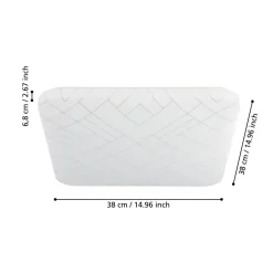 EGLO LED Deckenleuchte Rende Weiß 38 x 38 cm