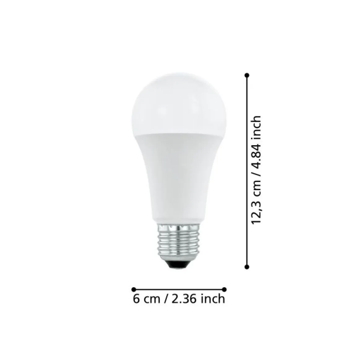 EGLO LED Leuchtmittel A60 warmweiß