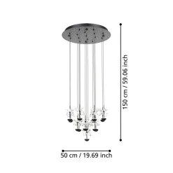 EGLO LED Pendellampe Pianpoli