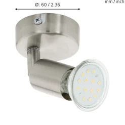 EGLO LED Spot Buzz Nickel-matt
