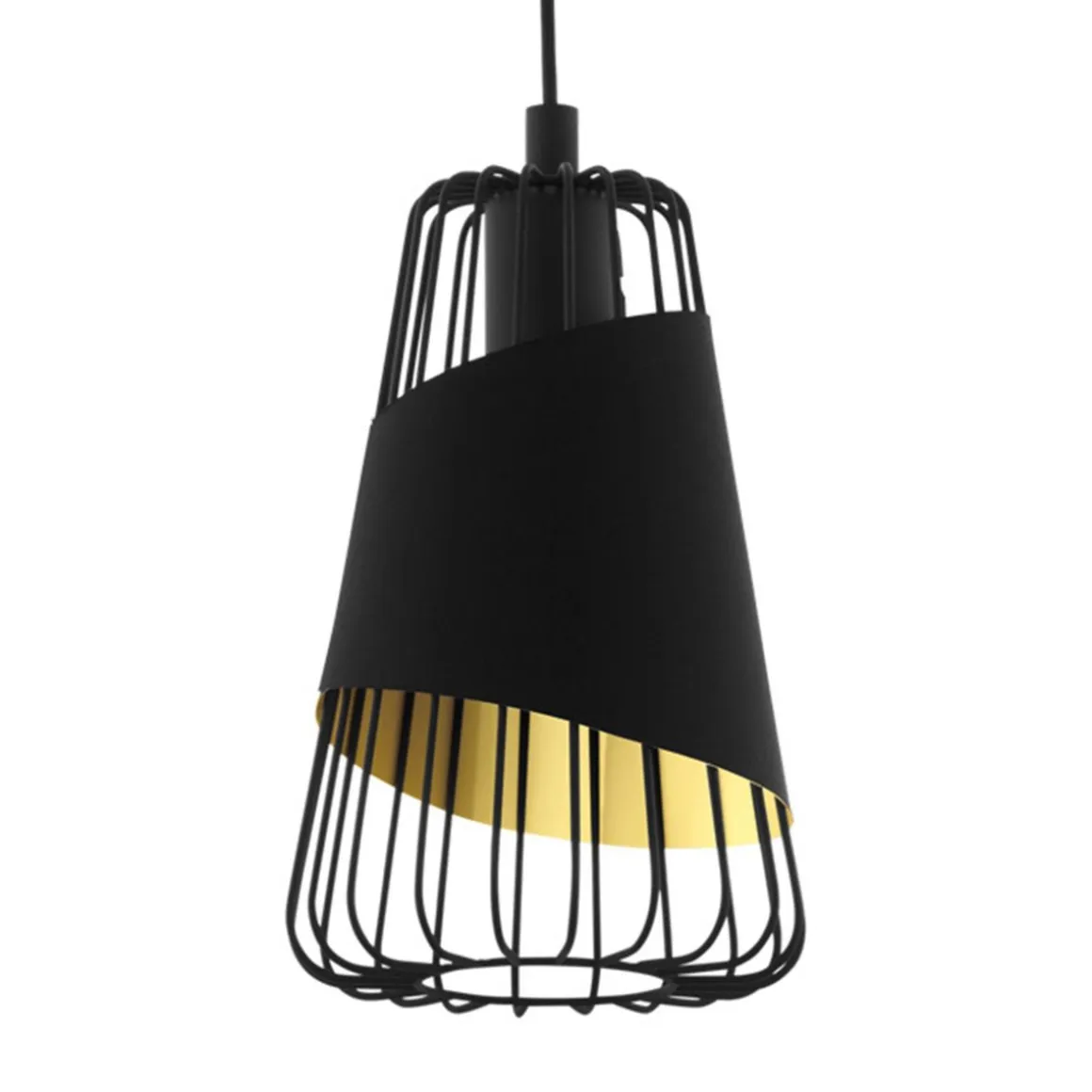 EGLO Pendelleuchte Austell Schwarz 16,5 cm