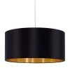 EGLO Pendelleuchte Maserlo Schwarz-Gold 38 cm