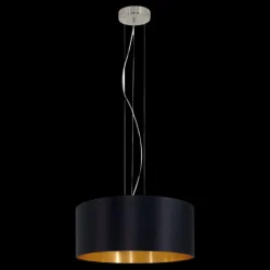 EGLO Pendelleuchte Maserlo Schwarz-Gold 53 cm