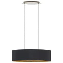 EGLO Pendelleuchte Maserlo Schwarz-Gold 78 cm