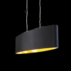 EGLO Pendelleuchte Maserlo Schwarz-Gold 78 cm