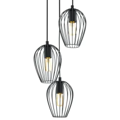 EGLO Pendelleuchte Newtown Schwarz