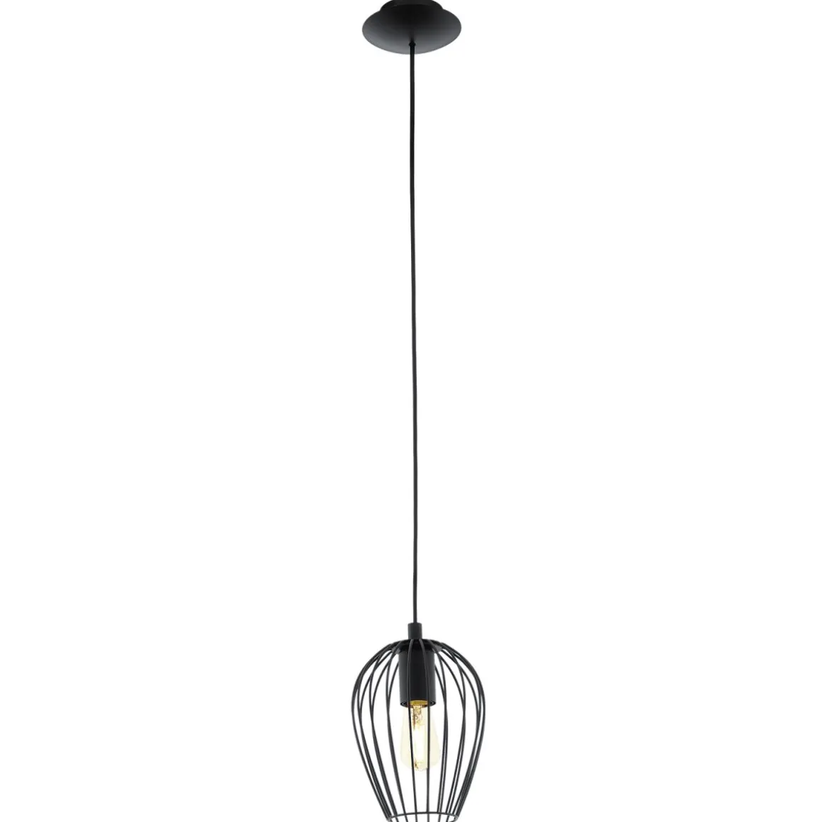 EGLO Pendelleuchte Newtown Schwarz Ø 16 cm