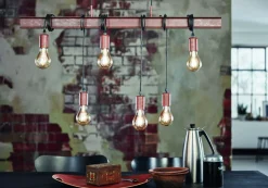 EGLO Pendelleuchte Townshend 4 Antik-braun