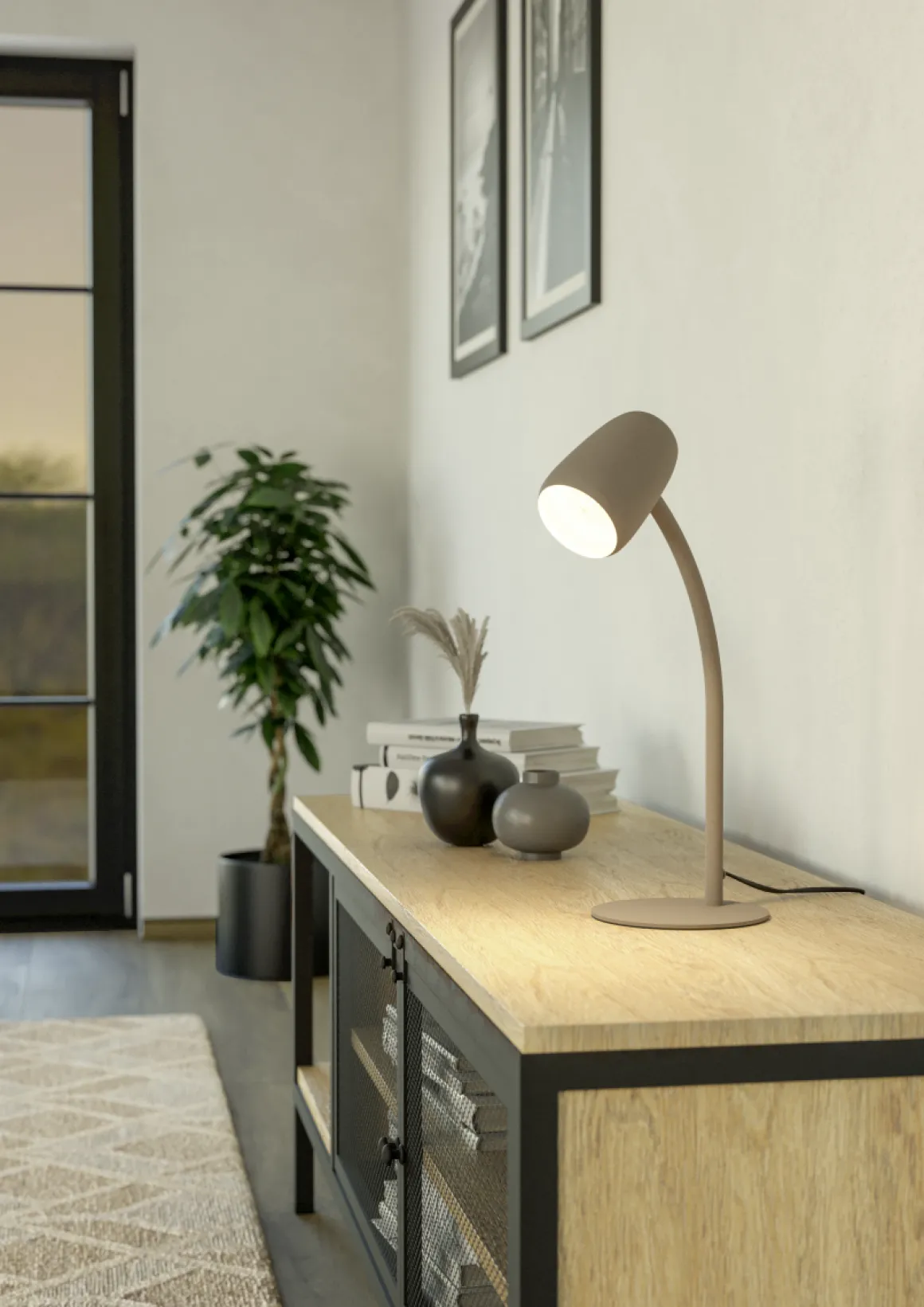 EGLO Tischlampe Carlo Sand