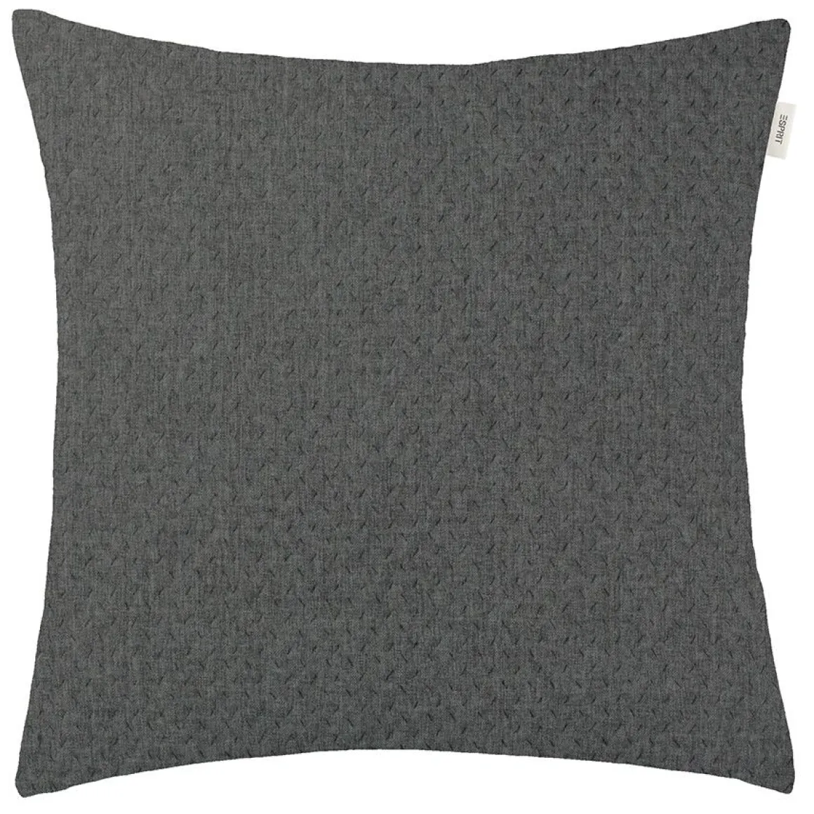 esprit Kissenhülle Structure Harp Darkgrey 45 x 45 cm