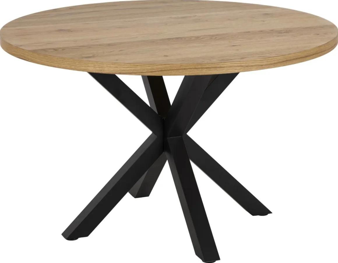 Esstisch Heaven Eiche Schwarz Ø 120 cm