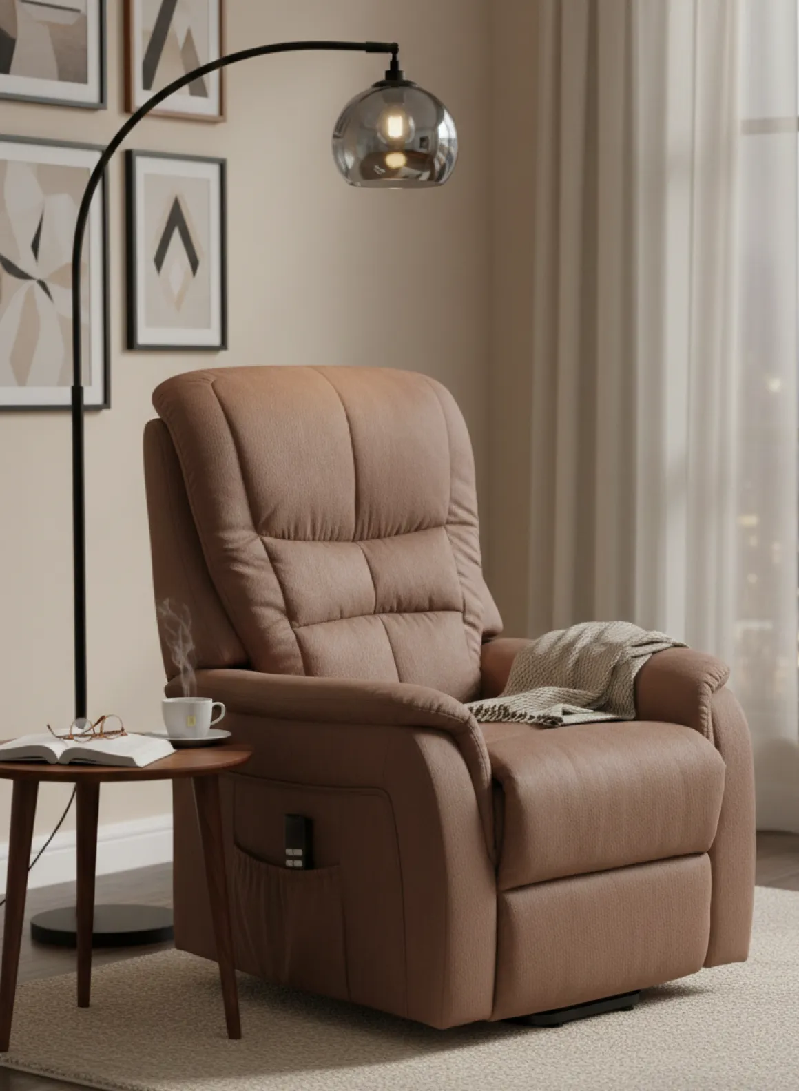 FEMO TV-Sessel FM-335L2 Braun